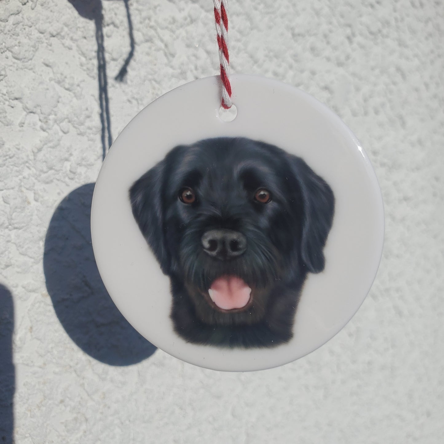 Ceramic Pet Portrait Ornament