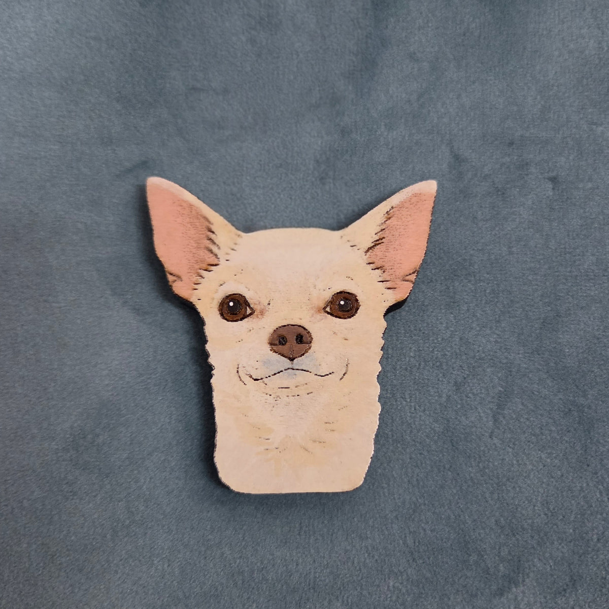 Hand-Painted Wooden Dog Breed Magnet