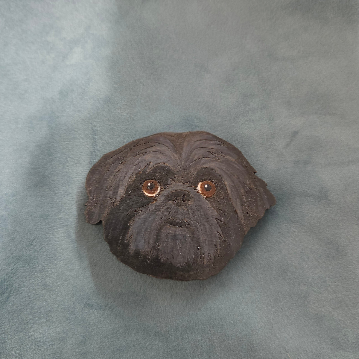 Hand-Painted Wooden Dog Breed Magnet