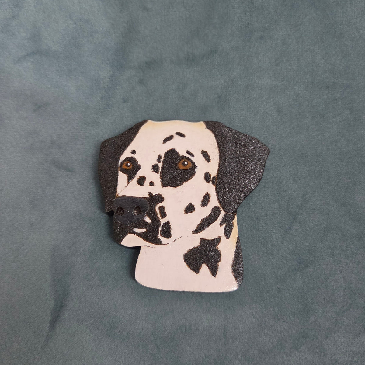 Hand-Painted Wooden Dog Breed Magnet