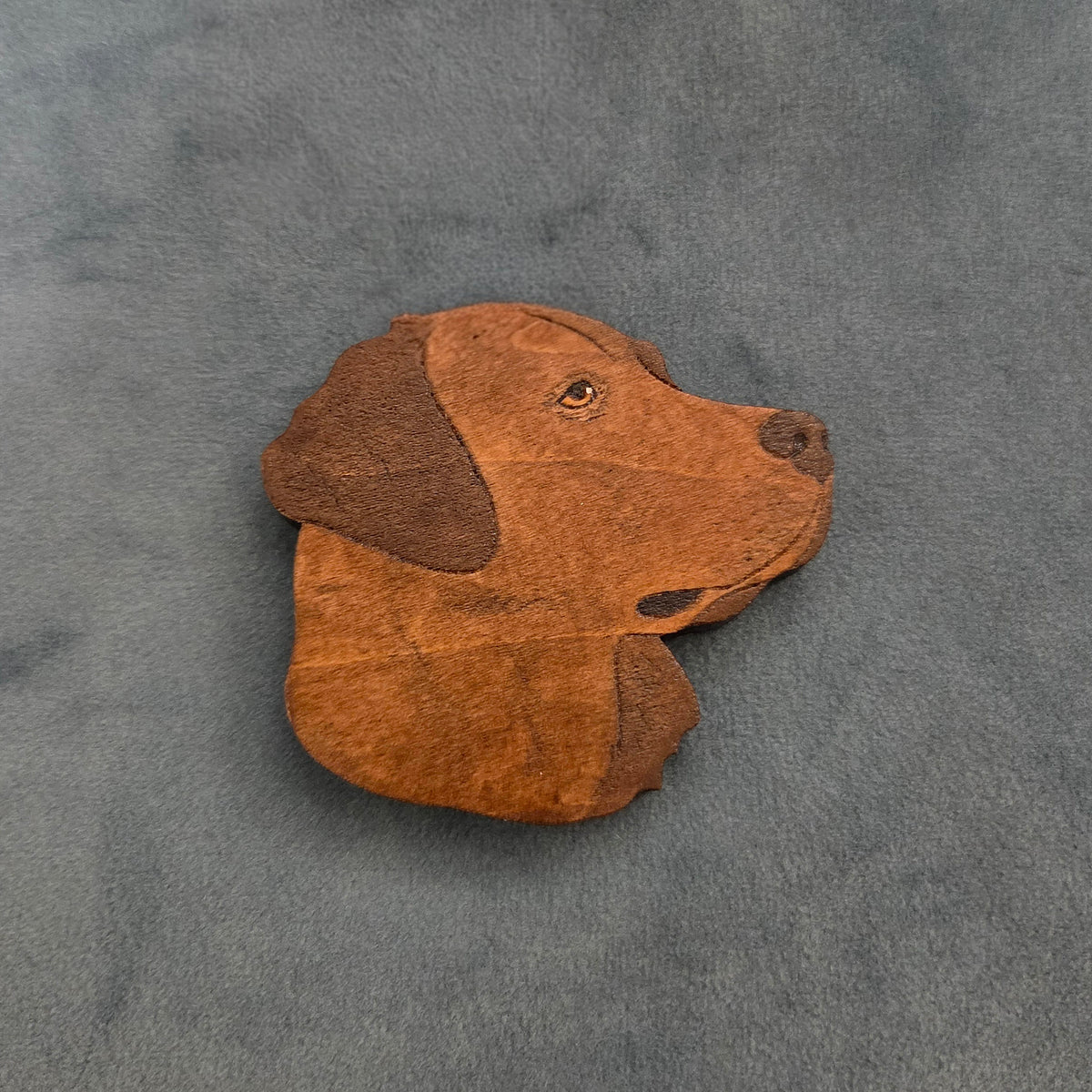 Hand-Painted Wooden Dog Breed Magnet