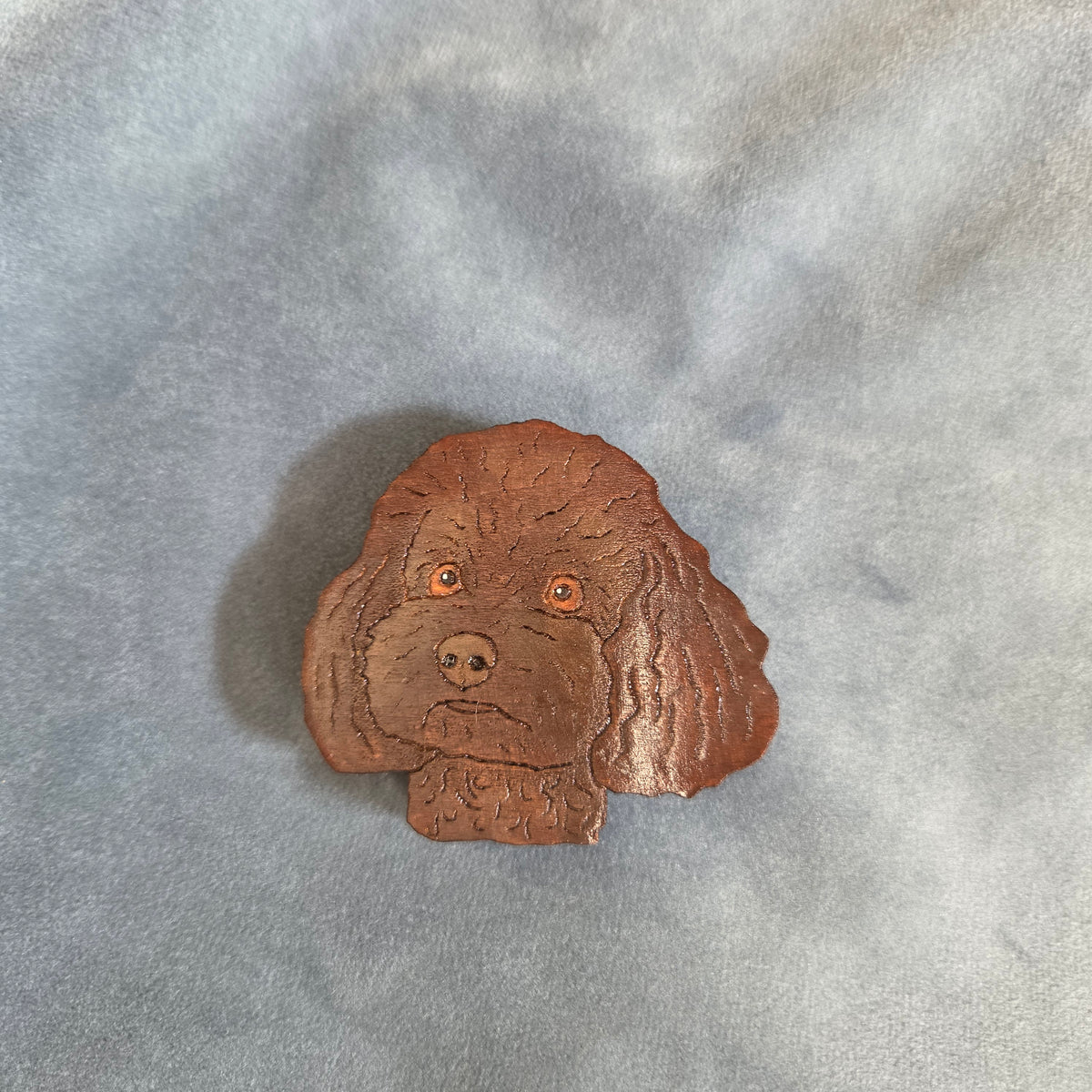 Hand-Painted Wooden Dog Breed Magnet