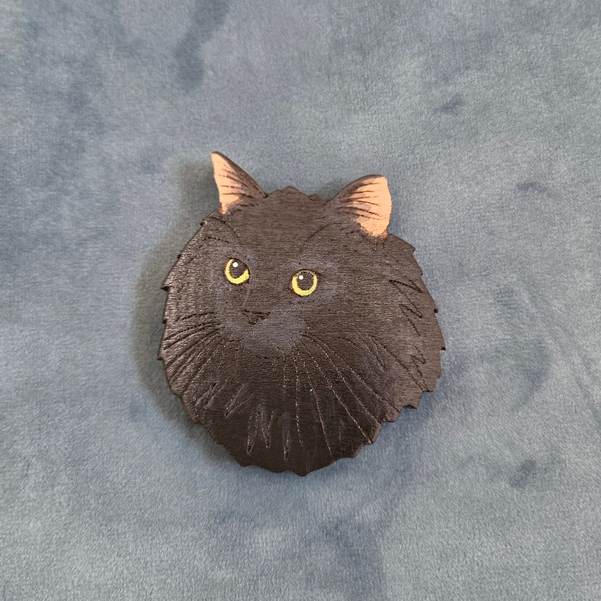 Hand-Painted Wooden Cat Breed Magnet