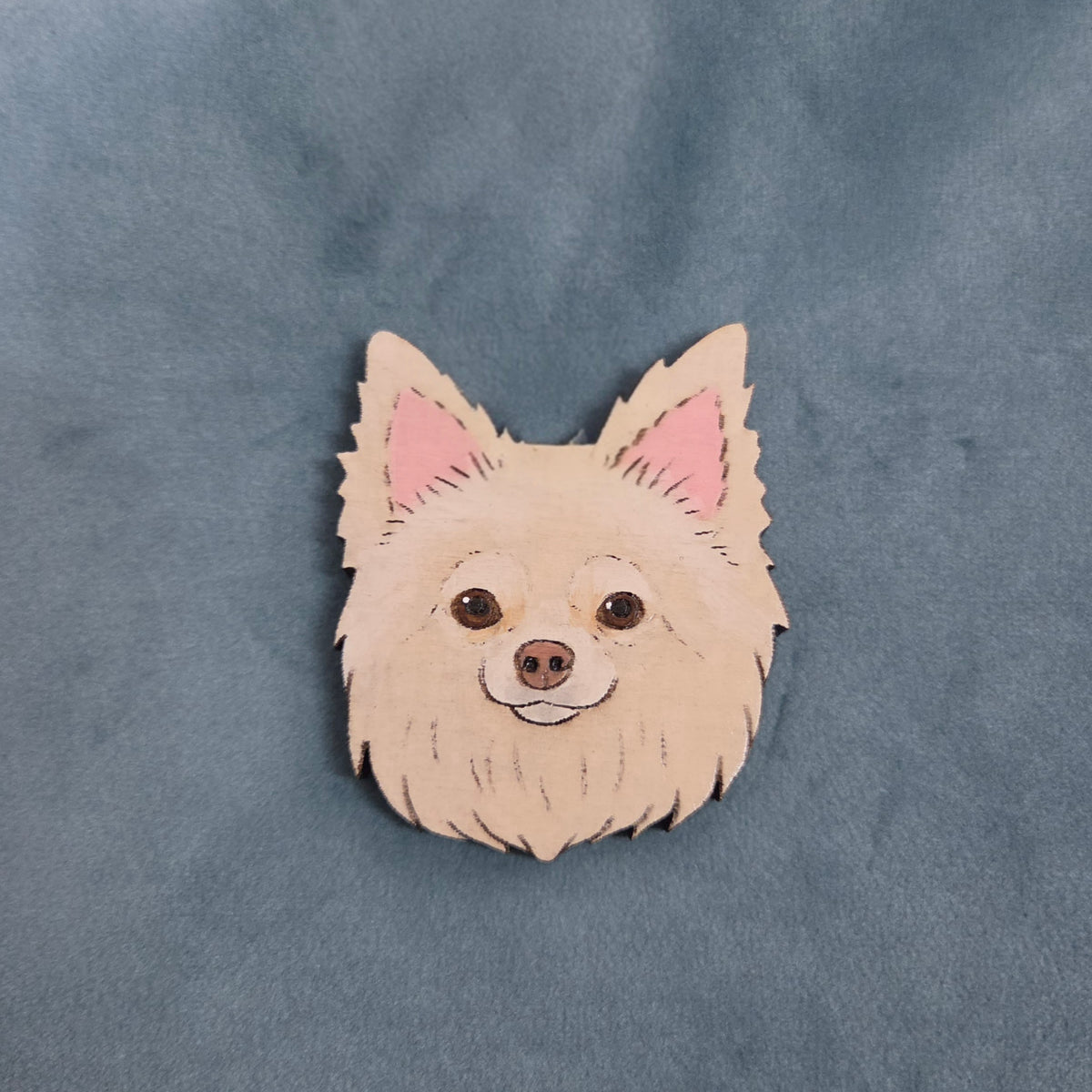 Hand-Painted Wooden Dog Breed Magnet