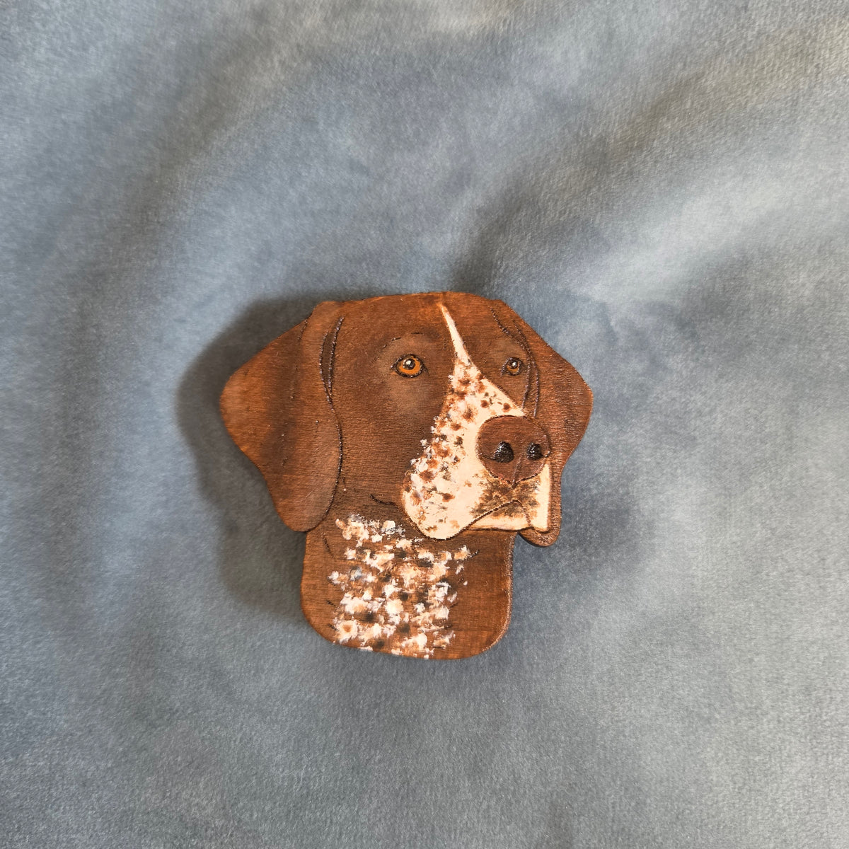 Hand-Painted Wooden Dog Breed Magnet