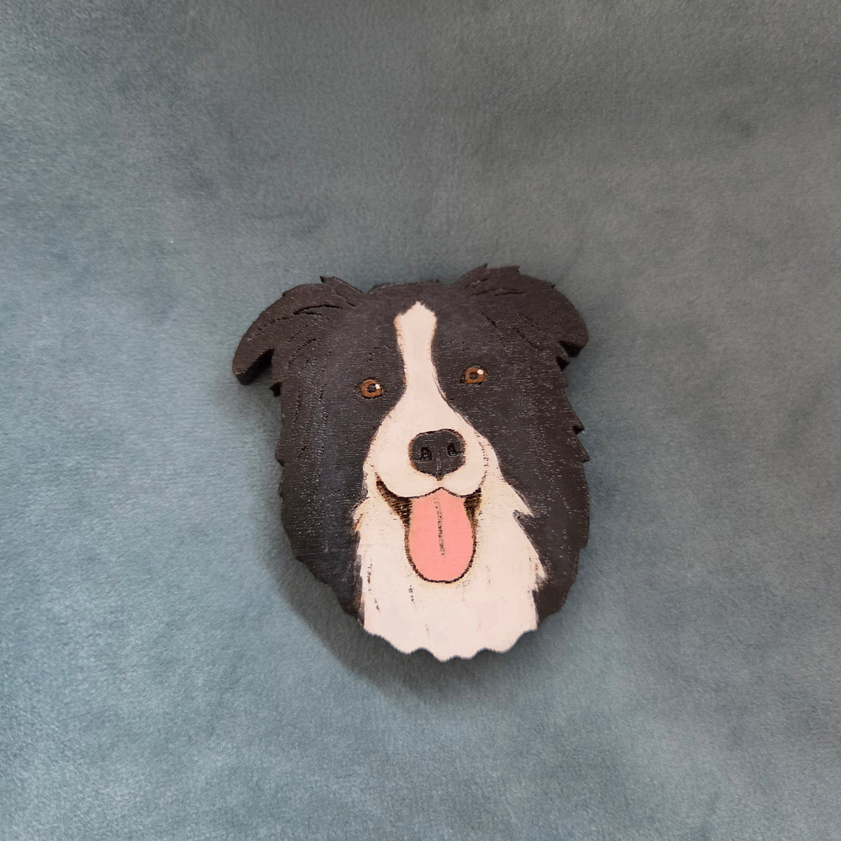 Hand-Painted Wooden Dog Breed Magnet