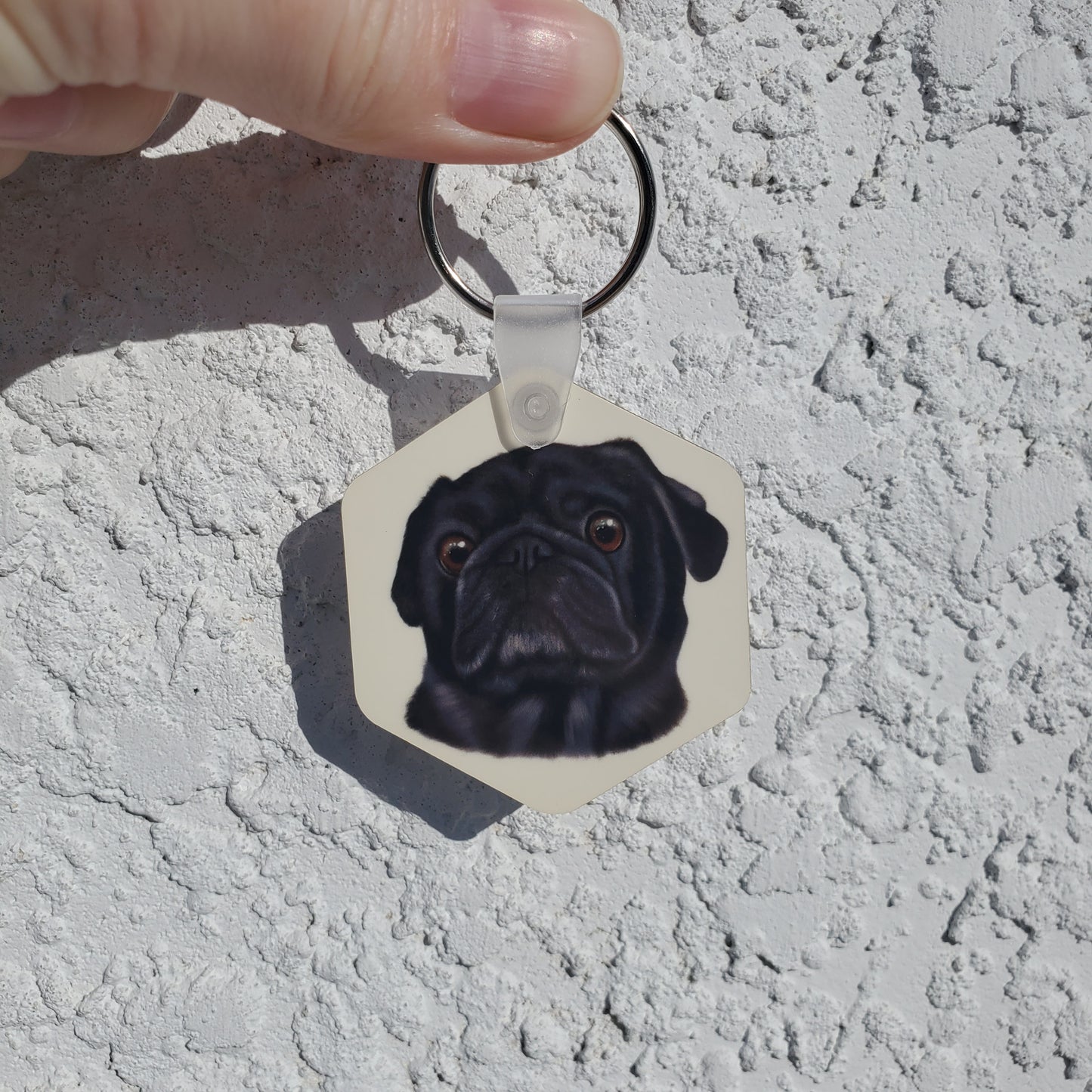 Pet Portrait Keychain