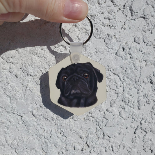 Pet Portrait Keychain