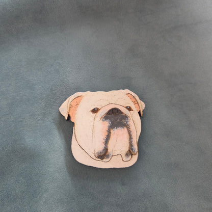Hand-Painted Wooden Dog Breed Magnet