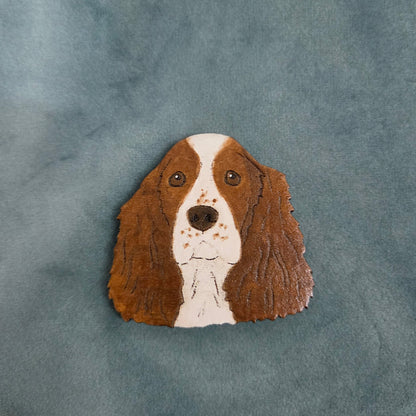 Hand-Painted Wooden Dog Breed Magnet