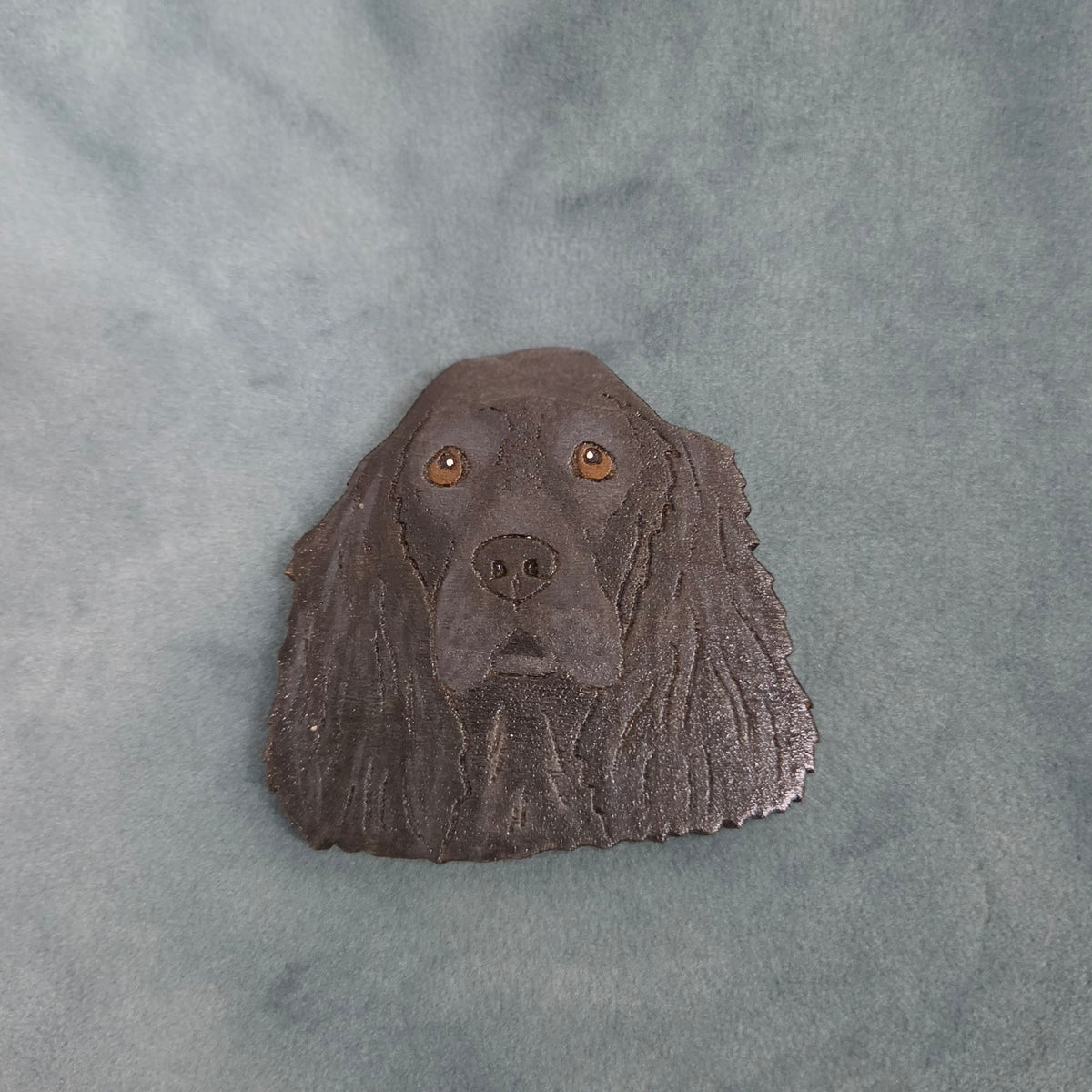 Hand-Painted Wooden Dog Breed Magnet