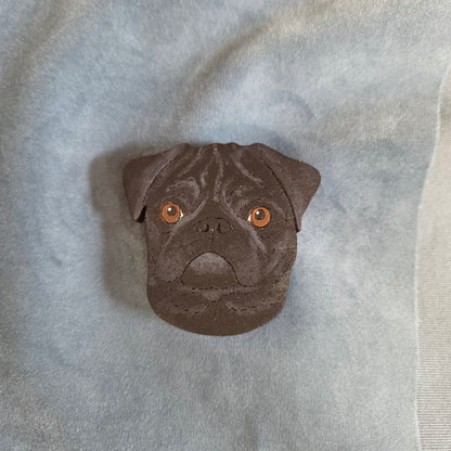 Hand-Painted Wooden Dog Breed Magnet