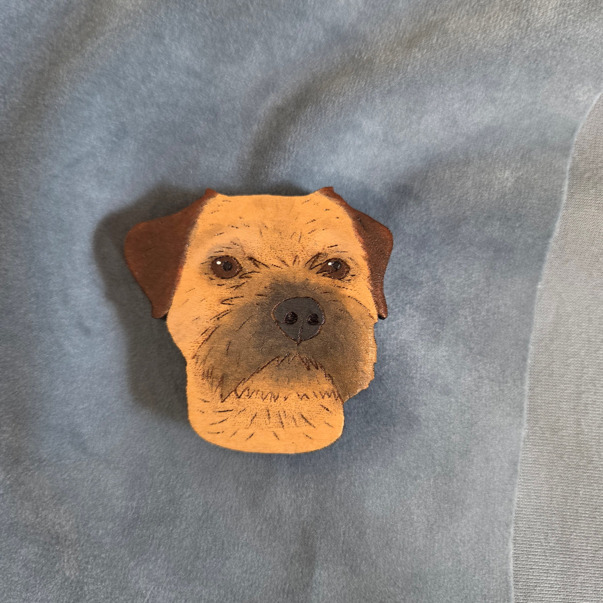 Hand-Painted Wooden Dog Breed Magnet