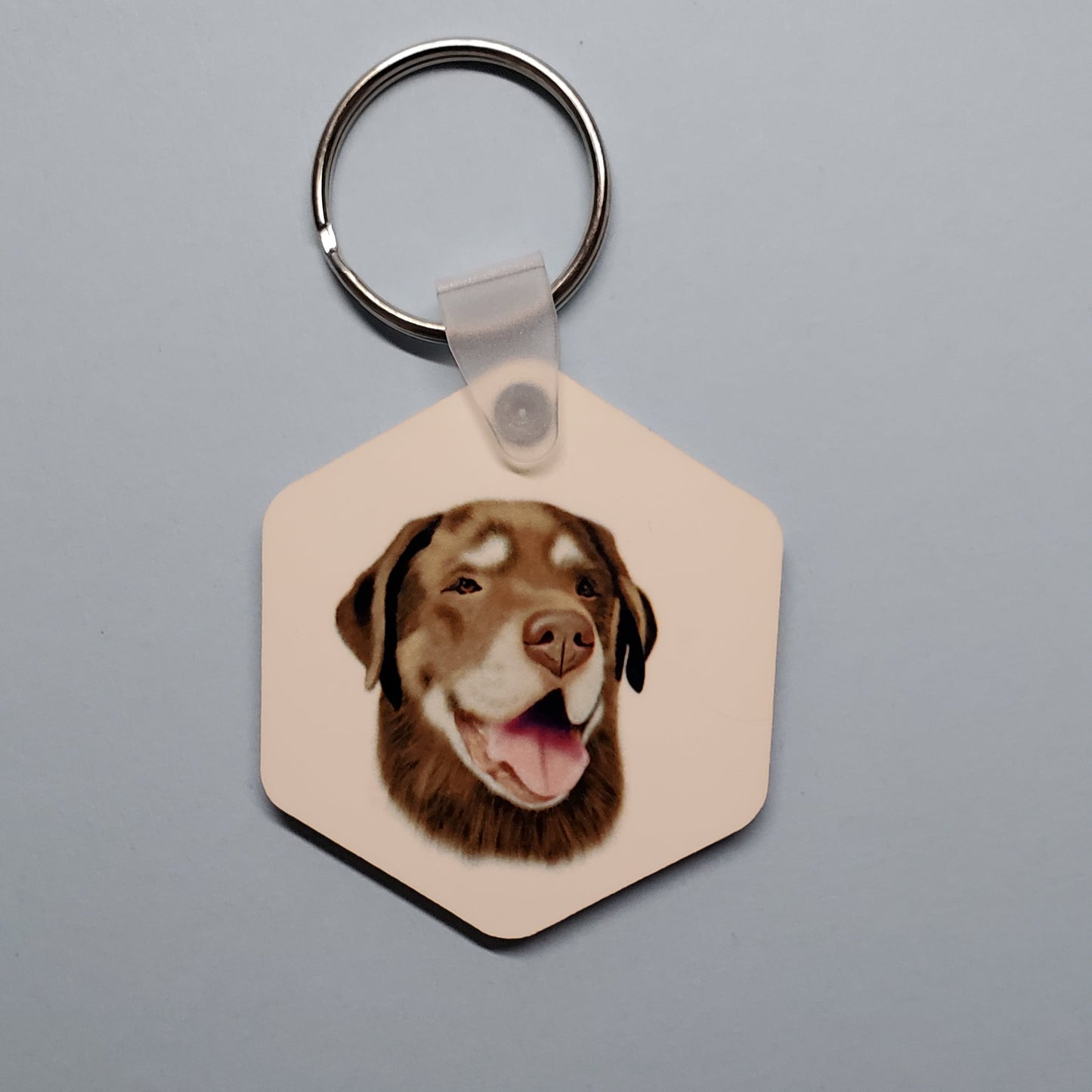 Pet Portrait Keychain
