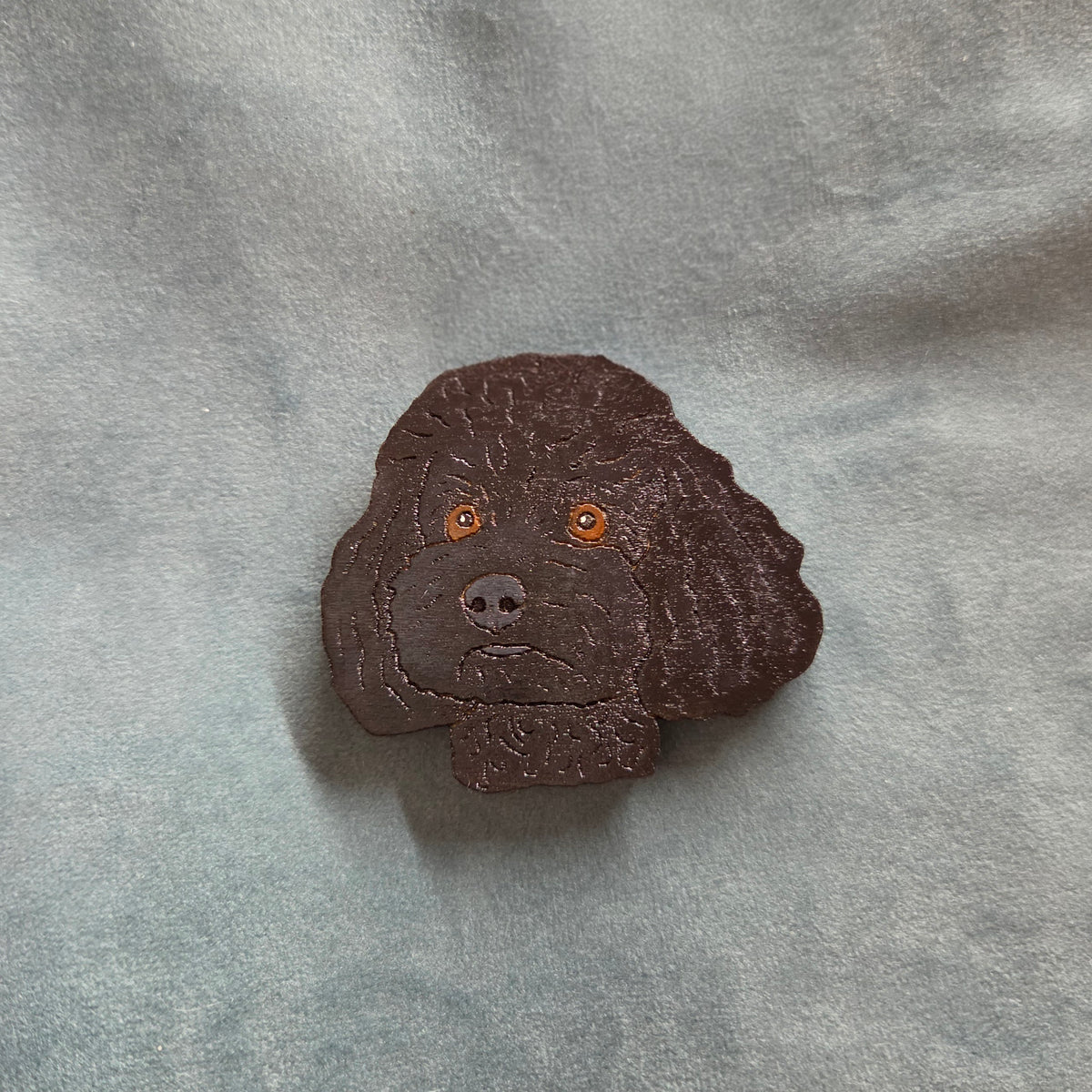 Hand-Painted Wooden Dog Breed Magnet
