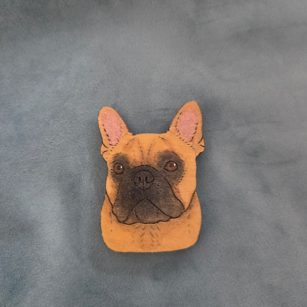 Hand-Painted Wooden Dog Breed Magnet