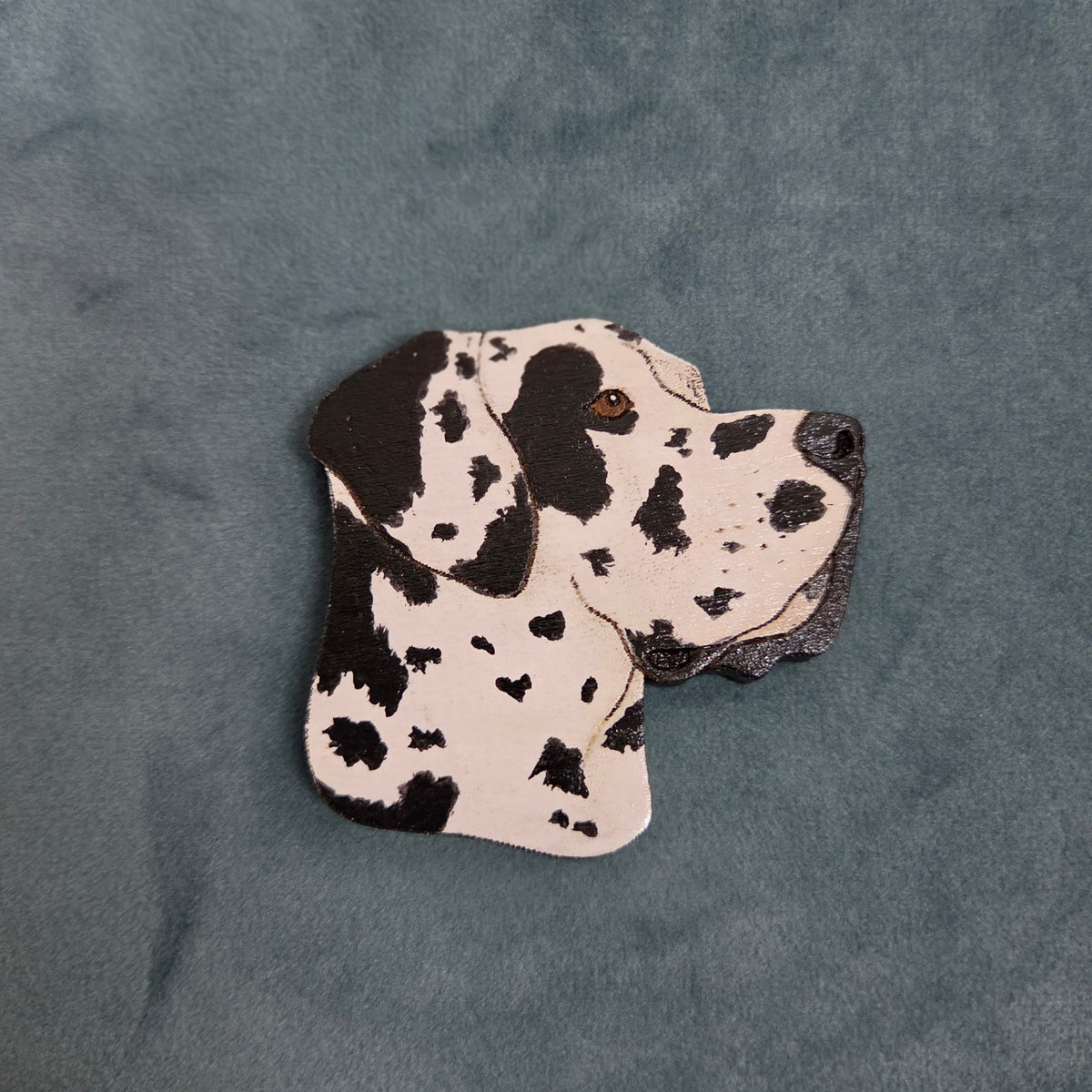Hand-Painted Wooden Dog Breed Magnet