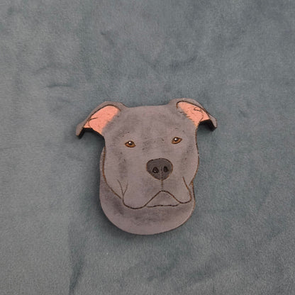 Hand-Painted Wooden Dog Breed Magnet