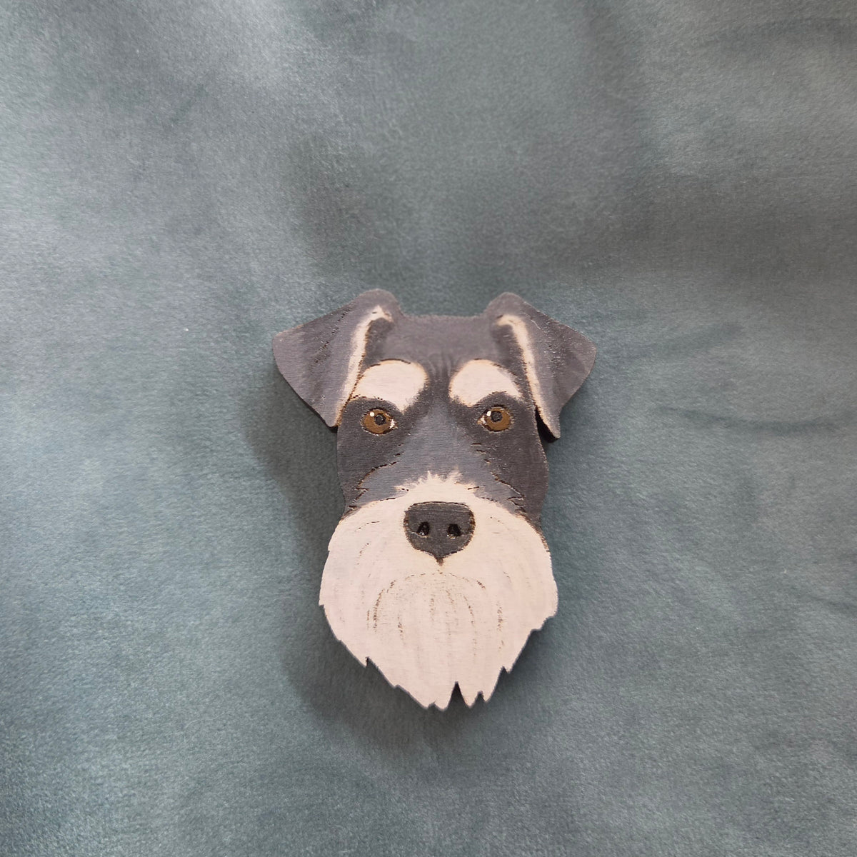 Hand-Painted Wooden Dog Breed Magnet