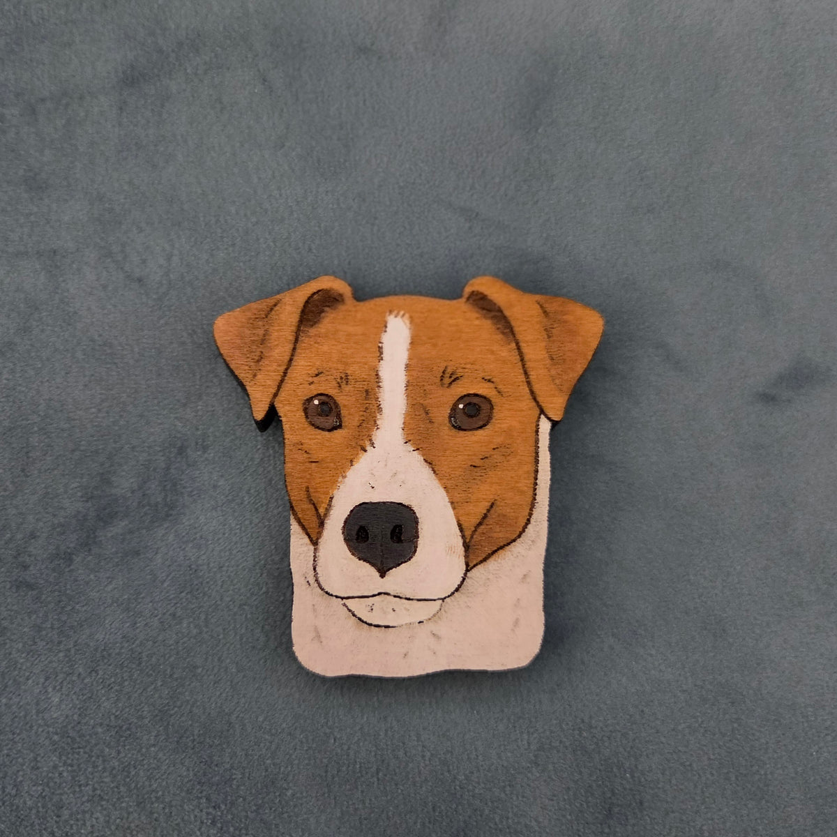 Hand-Painted Wooden Dog Breed Magnet