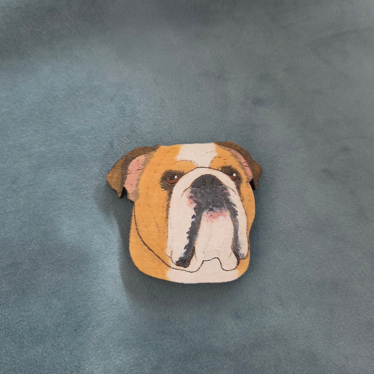 Hand-Painted Wooden Dog Breed Magnet