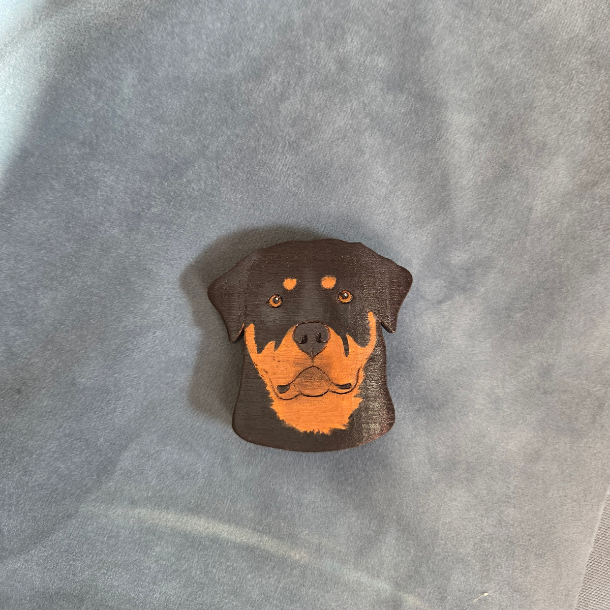 Hand-Painted Wooden Dog Breed Magnet