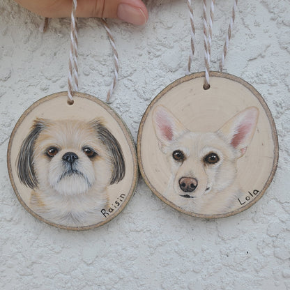 Pet Portrait Ornaments