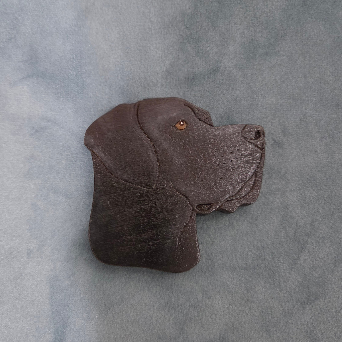 Hand-Painted Wooden Dog Breed Magnet