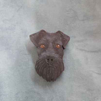Hand-Painted Wooden Dog Breed Magnet