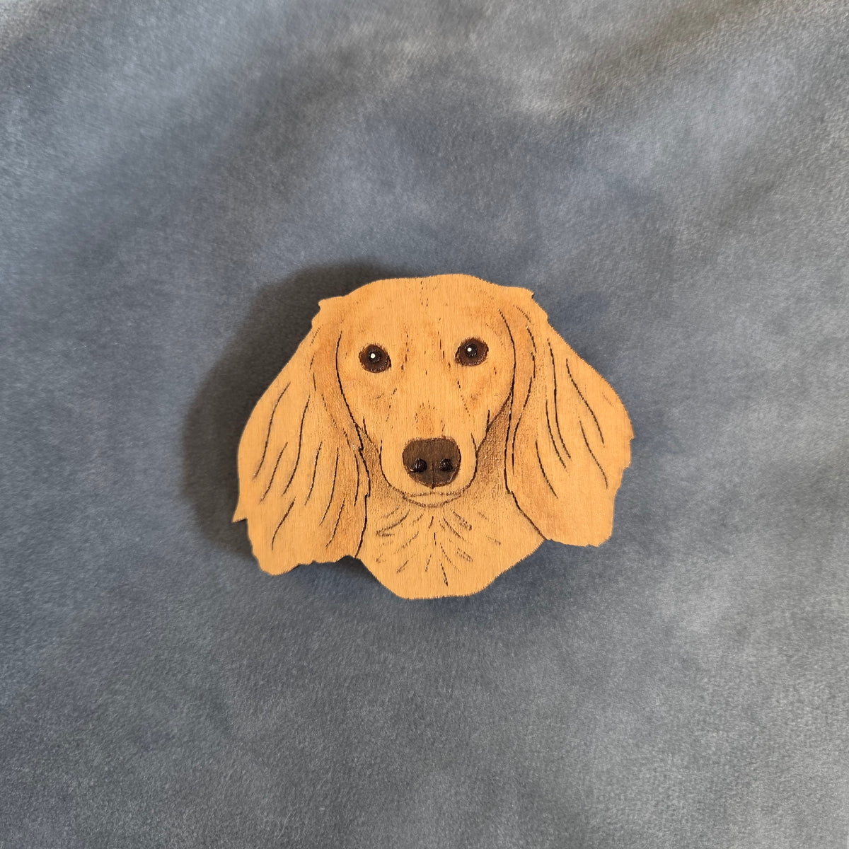 Hand-Painted Wooden Dog Breed Magnet